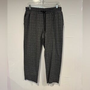 a new day Black and Gray Checkered Joggers sweatpants